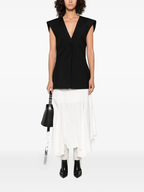 Róhe single-button waistcoat - Black - zdjęcie produktu nr 2