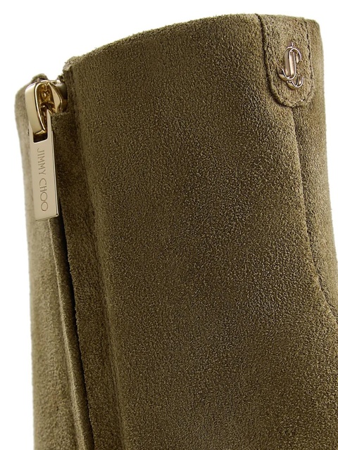 Jimmy Choo 85mm Frankie pointed-toe ankle boots - Green - zdjęcie produktu nr 1