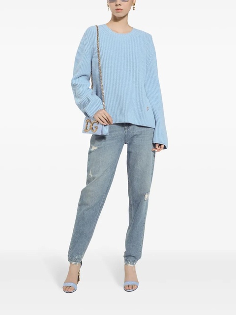 Dolce & Gabbana mini-ripped detail jeans - Blue - zdjęcie produktu nr 2