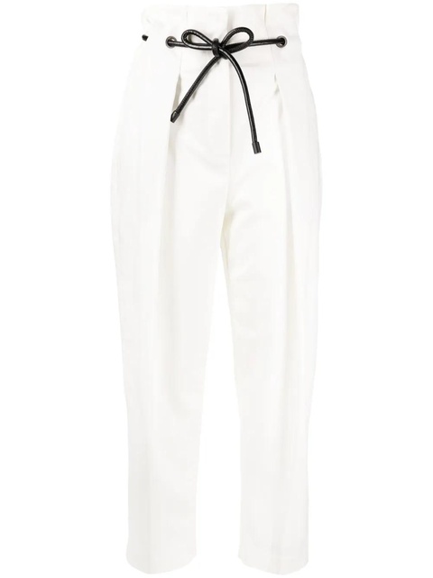 3.1 Phillip Lim Origami pleated trousers - White - zdjęcie produktu nr 1