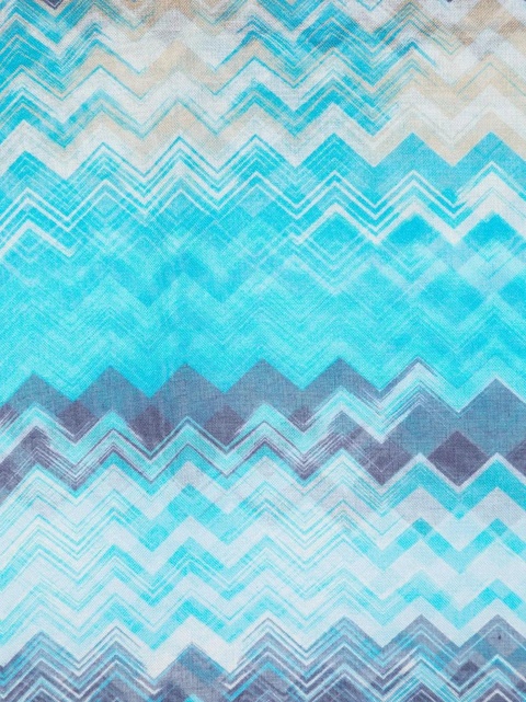 Missoni zig-zag print scarf - Blue - zdjęcie produktu nr 2