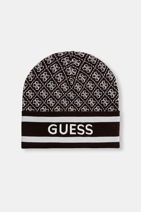 Guess czapka SEVYN kolor brązowy W4BZ21 Z3JD2 - zdjęcie produktu nr 1