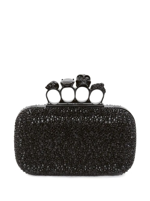 Alexander McQueen Knuckle clutch bag - Black - zdjęcie produktu nr 1