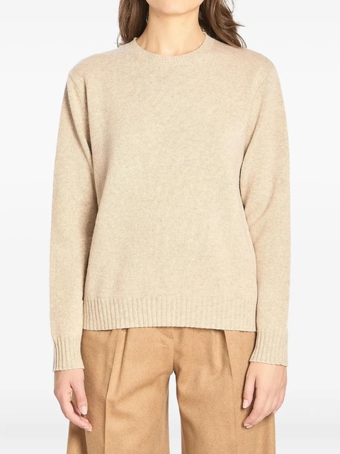 Max Mara crew-neck cashmere sweater - Neutrals - zdjęcie produktu nr 1