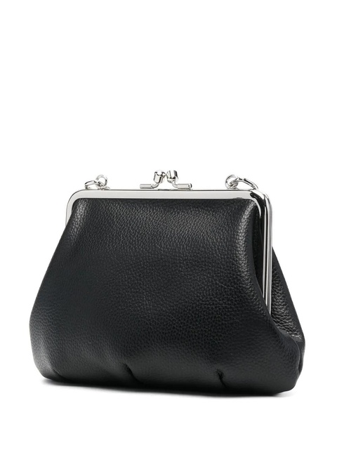 Vivienne Westwood Orb-plaque recycled leather clutch - Black - zdjęcie produktu nr 2
