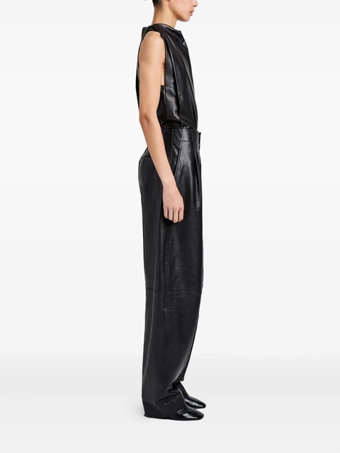 Proenza Schouler Iza draped top - Black - zdjęcie produktu nr 1