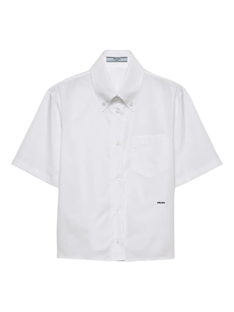 Prada patch-pocket shirt - White - zdjęcie produktu nr 1