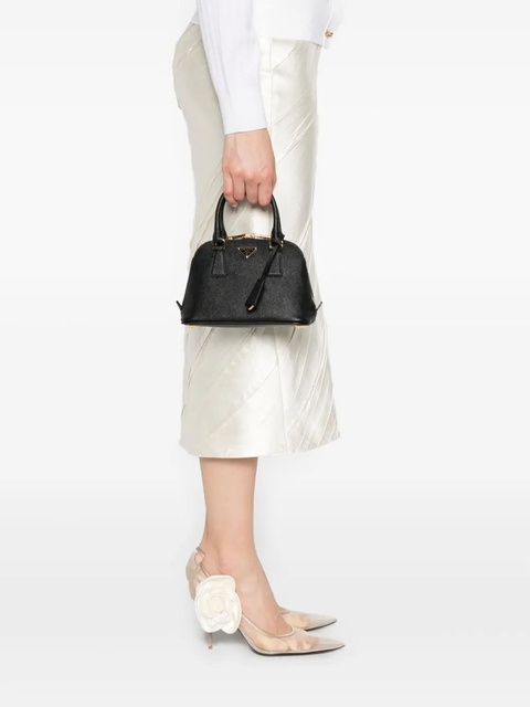 Prada saffiano-leather zip tote bag - Black - zdjęcie produktu nr 2