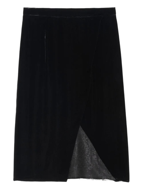 Zadig&Voltaire Julen velvet lace skirt - Black - zdjęcie produktu nr 1