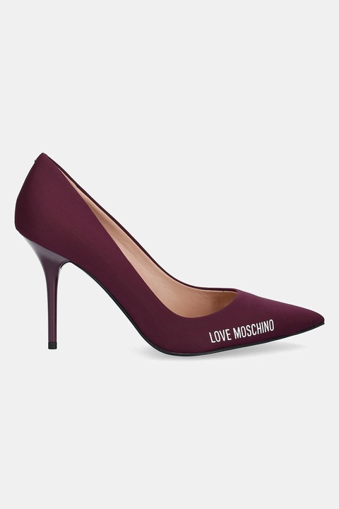 Love Moschino szpilki kolor fioletowy JA10299G1NIM0556 - zdjęcie produktu nr 1
