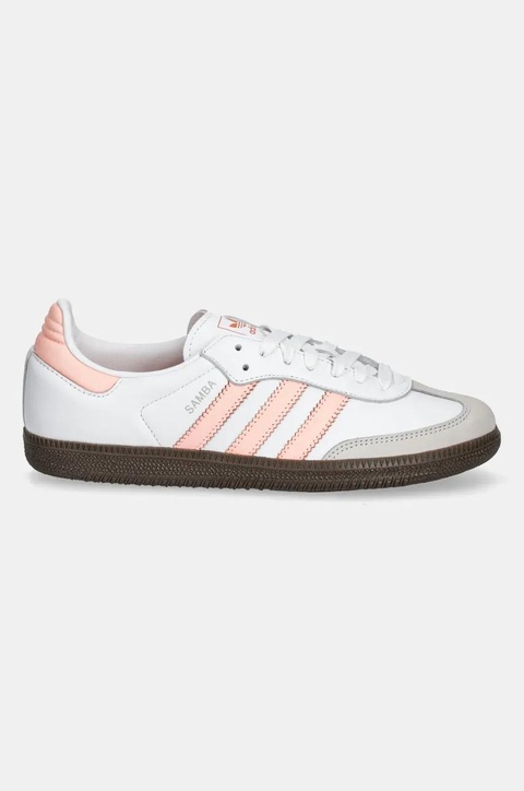 adidas Originals sneakersy skórzane Samba Og W damskie kolor biały JH5687 - zdjęcie produktu nr 2