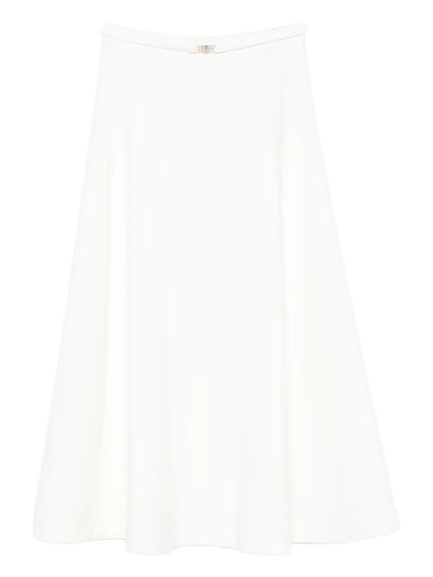 Maje logo-plaque A-line skirt - White - zdjęcie produktu nr 1