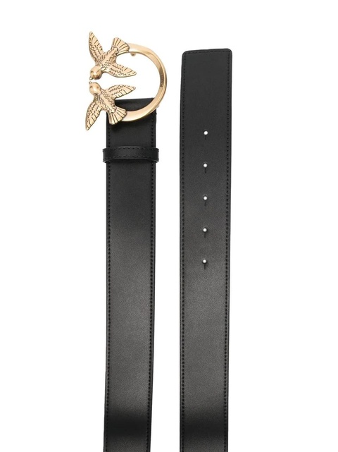 PINKO Love leather belt - Black - zdjęcie produktu nr 1