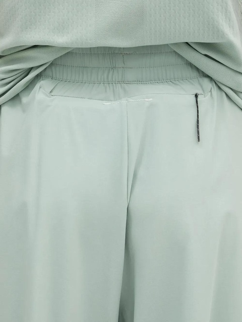 MM6 Maison Margiela elastic-waistband shorts - Green - zdjęcie produktu nr 1