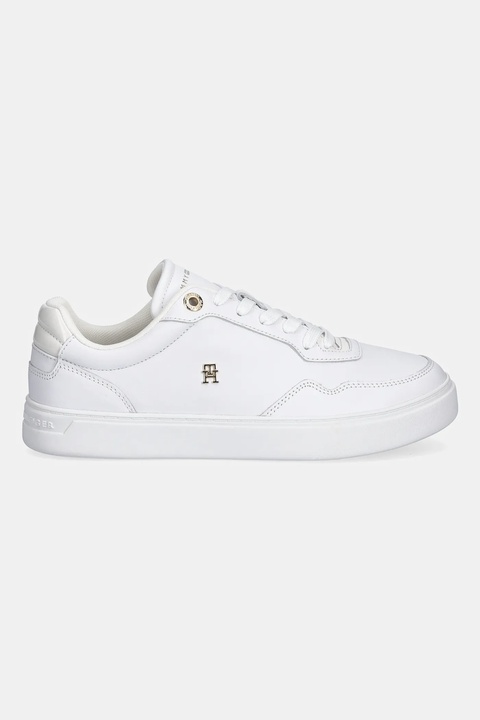 Tommy Hilfiger sneakersy skórzane CASUAL CUPSOLE SNEAKER damskie kolor biały FW0FW09022 - zdjęcie produktu nr 1