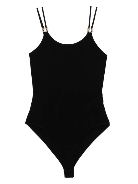 SANDRO jewellery-detail knitted bodysuit - Black - zdjęcie produktu nr 1