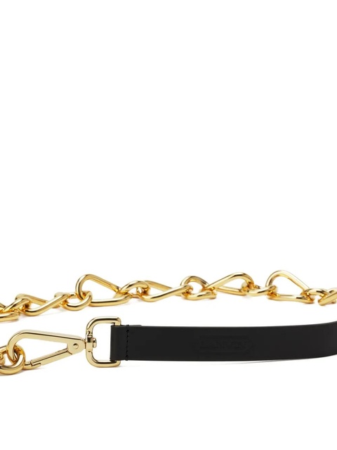 Lanvin chain-link geometric-charm belt - Gold - zdjęcie produktu nr 2
