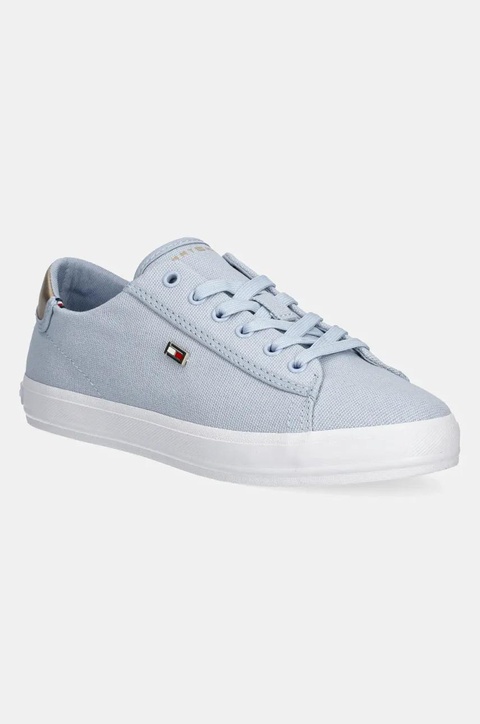 Tommy Hilfiger tenisówki VULC CANVAS LACE UP SNEAKER kolor niebieski FW0FW08647 - zdjęcie produktu nr 1