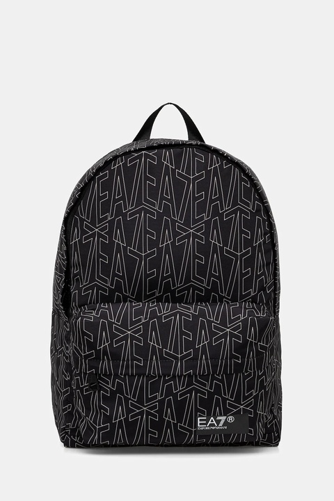 EA7 Emporio Armani plecak kolor czarny duży wzorzysty AF10465.7X000001 - zdjęcie produktu nr 1