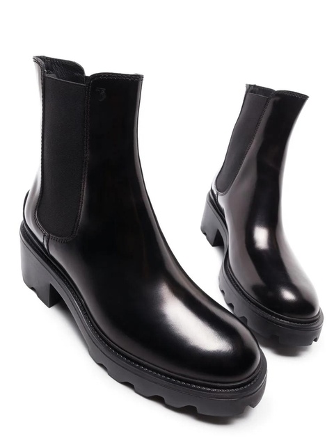 Tod's lug-sole Chelsea boots - Black - zdjęcie produktu nr 2