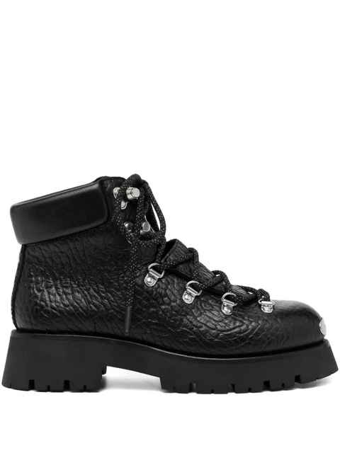 Alexander Wang leather combat boots - Black - zdjęcie produktu nr 1