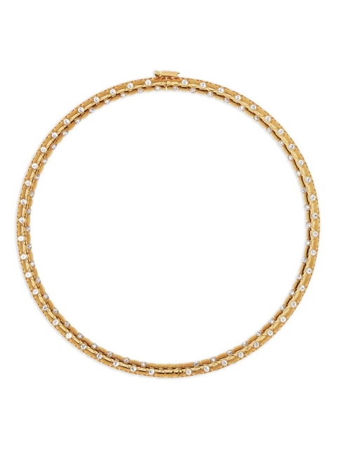 Versace crystal-embellished necklace - Gold - zdjęcie produktu nr 1