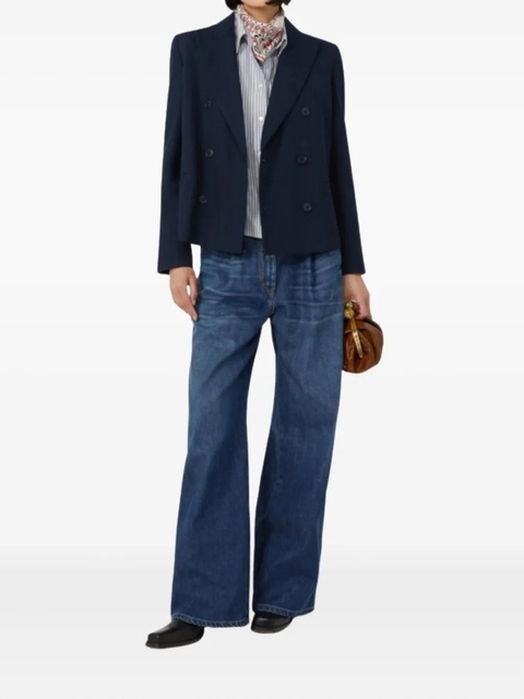 Weekend Max Mara TAPPETO double-breasted button jacket - Blue - zdjęcie produktu nr 2