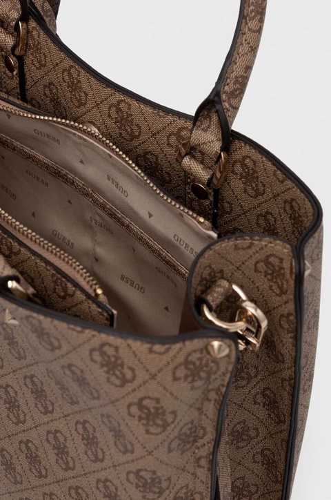 Guess torebka MERIDIAN kolor brązowy HWSG87 78060 - zdjęcie produktu nr 2