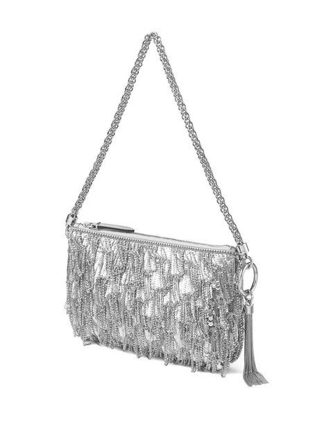 Jimmy Choo mini Callie shoulder bag - Silver - zdjęcie produktu nr 1