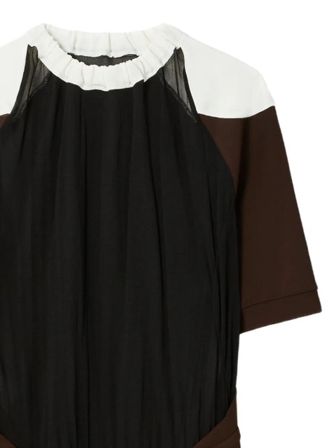 Tory Burch colour-block midi dress - Black - zdjęcie produktu nr 1