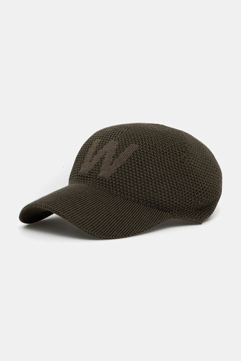 Weekend Max Mara czapka z daszkiem EDITA kolor zielony 2525576065600 - zdjęcie produktu nr 1
