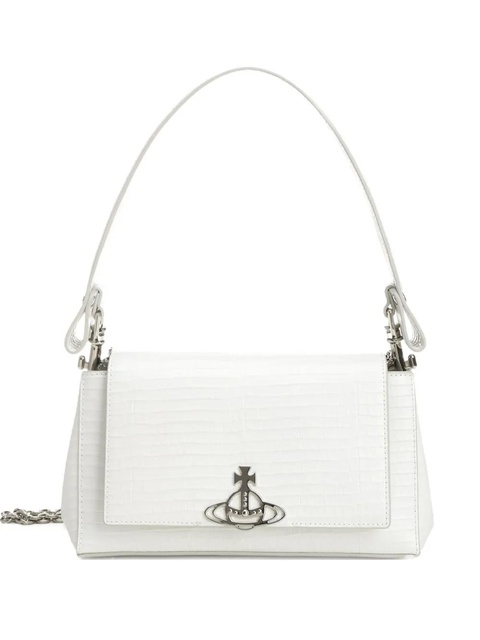 Vivienne Westwood medium Hazel leather shoulder bag - White - zdjęcie produktu nr 1