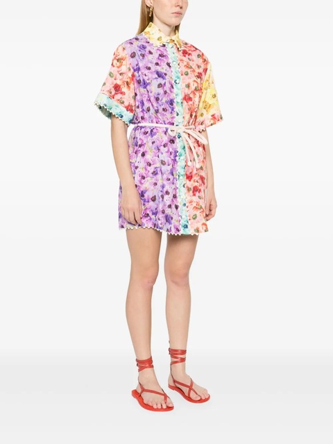 ZIMMERMANN floral-print shirt dress - Pink - zdjęcie produktu nr 2