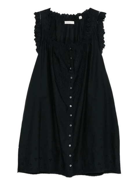 DÔEN Nessie broderie-anglaise mini dress - Black - zdjęcie produktu nr 1