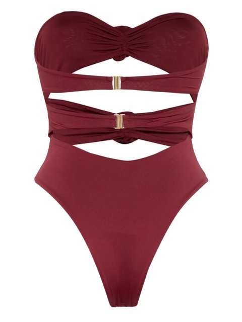 La Reveche flower-detailing swimsuit - Red - zdjęcie produktu nr 2