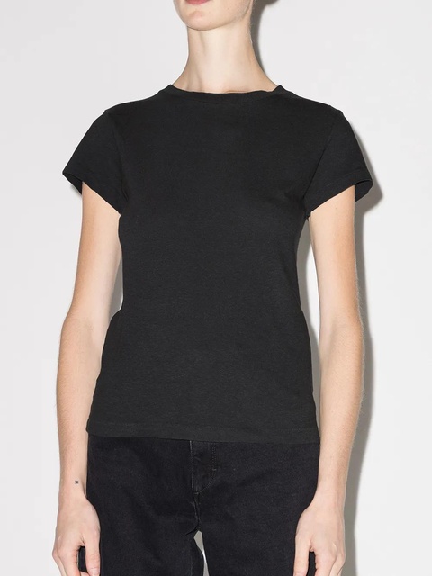 RE/DONE 60s crew-neck cotton T-shirt - Black - zdjęcie produktu nr 2