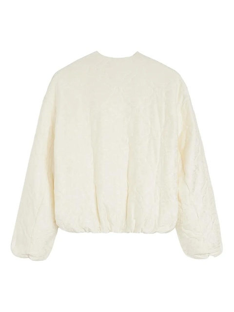 Jil Sander jacquard bomber jacket - White - zdjęcie produktu nr 2