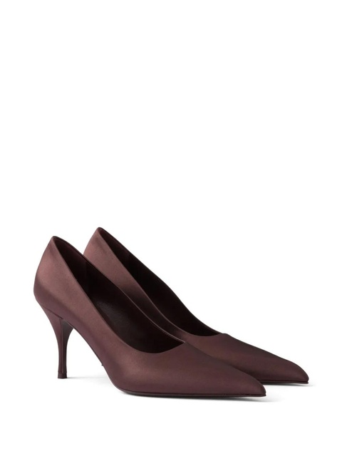 Prada 85mm satin pumps - Red - zdjęcie produktu nr 2