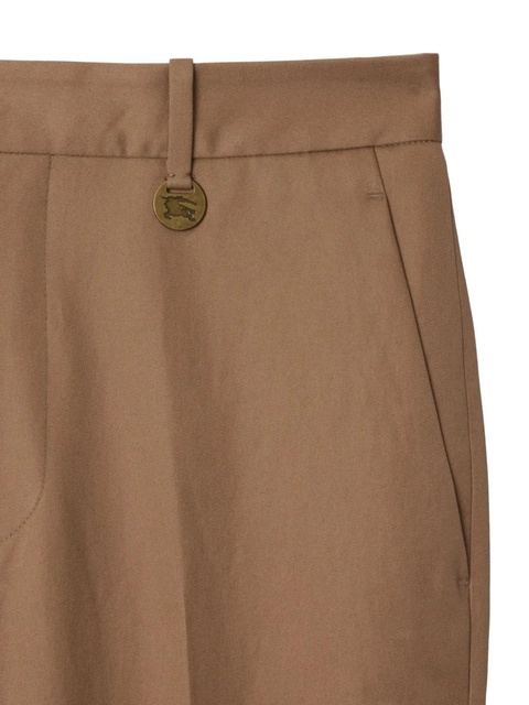 Burberry gabardine trousers - Brown - zdjęcie produktu nr 2