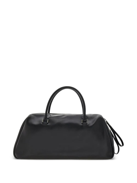 Ferragamo medium leather flap-pockets tote bag - Black - zdjęcie produktu nr 1