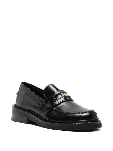 Maje Clover-detail leather loafers - Black - zdjęcie produktu nr 2