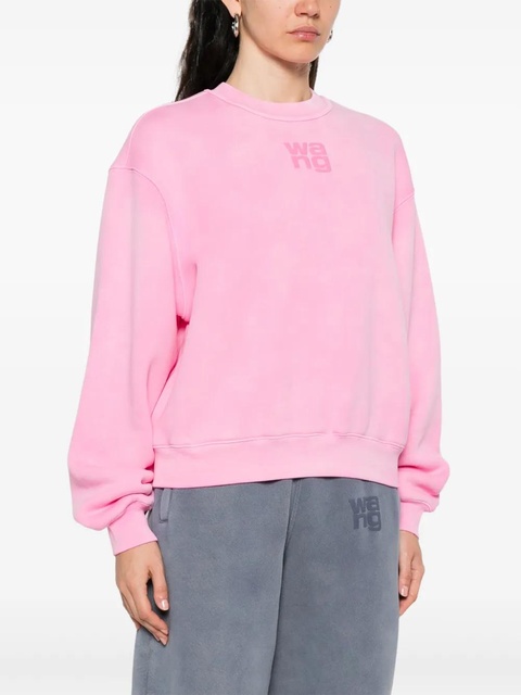 Alexander Wang logo-embossed sweatshirt - Pink - zdjęcie produktu nr 2