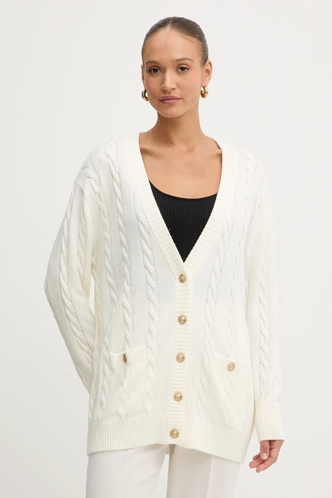 Guess kardigan z dodatkiem wełny ELSA damski kolor beżowy lekki W5BR37 Z1192 - zdjęcie produktu nr 1