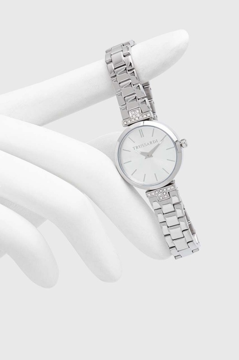 Trussardi zegarek damski kolor srebrny R2453164501 - zdjęcie produktu nr 2
