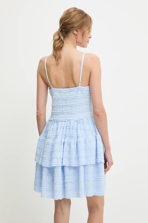 Answear.LAB sukienka kolor niebieski mini rozkloszowana - zdjęcie produktu nr 2