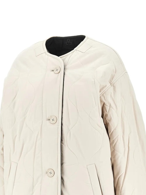 MARANT ÉTOILE quilted-buttoned jacket - Neutrals - zdjęcie produktu nr 2
