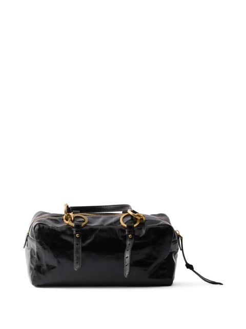 Prada medium leather tote bag - Black - zdjęcie produktu nr 2