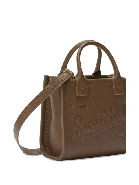 MC2 Saint Barth mini embossed-logo tote bag - Brown - zdjęcie produktu nr 2