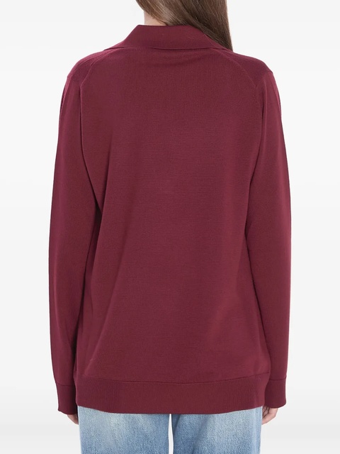 Gucci v-neck polo top - Red - zdjęcie produktu nr 2