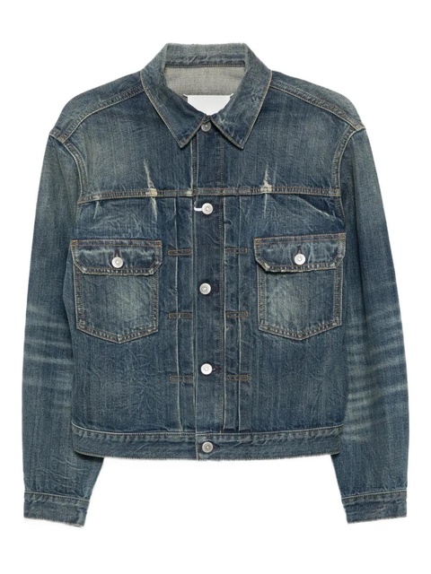 Maison Margiela cotton denim jacket - Blue - zdjęcie produktu nr 1